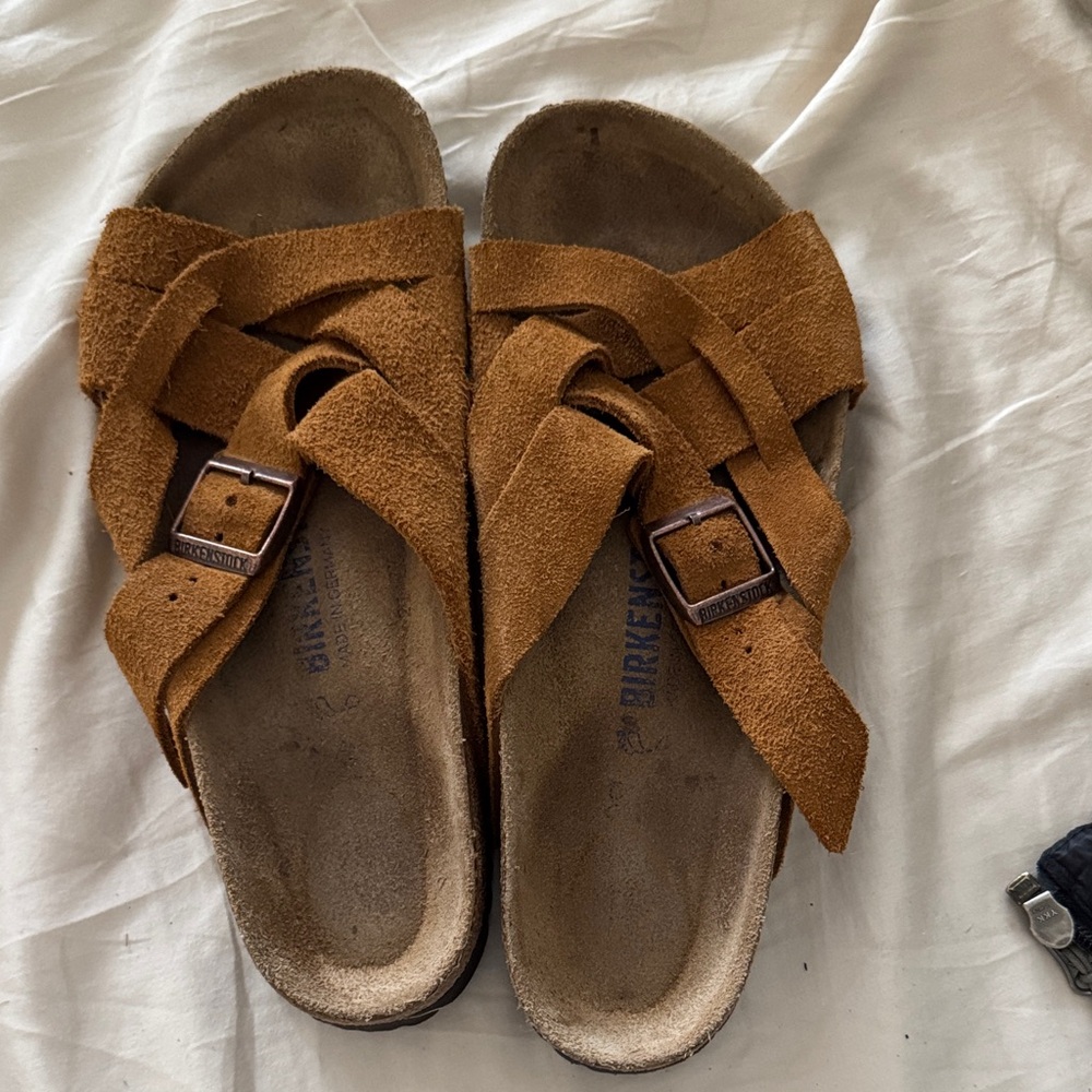 Birkenstock Brown Suede Sandals